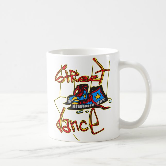 Straßen-Tanz und Schuhe Kaffeetasse (Rechts)