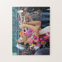 Straßen-Trompeter in Berlin, Deutschland