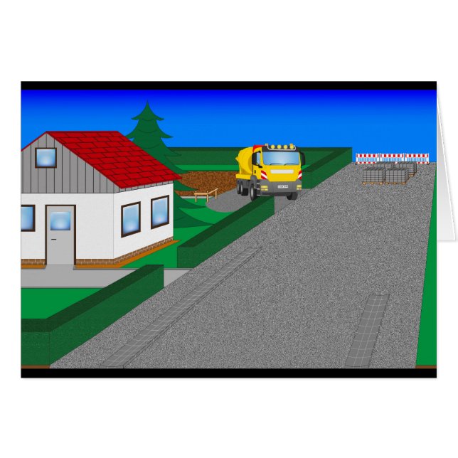 Straßen und Hausbau (Vorderseite (Horizontal))