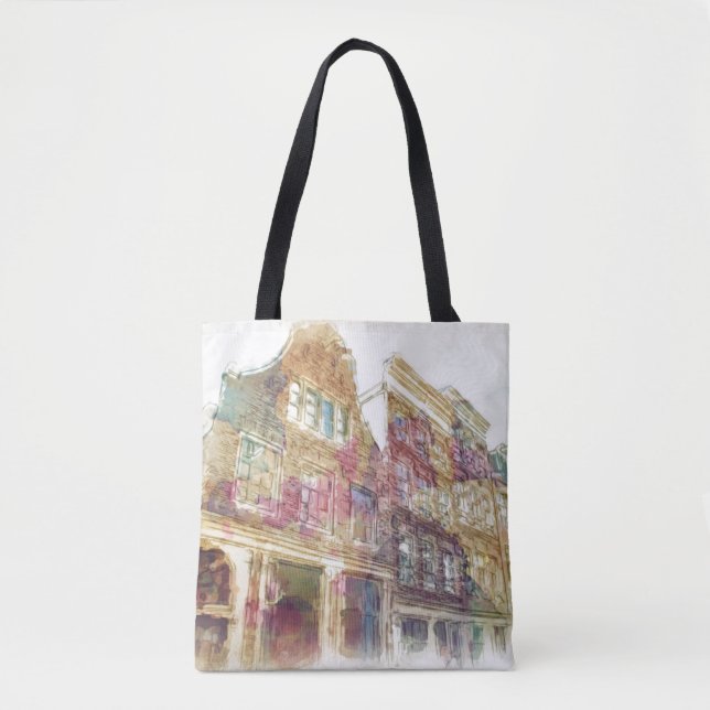 Straßen von altem Amsterdam (Vorderseite)