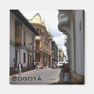 Straßen von Bogota Magnet