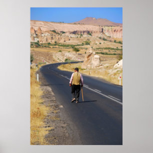 Straßen von Kappadokien Poster