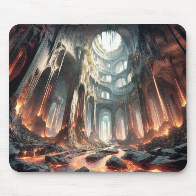 Straßen von Lava Mousepad (Vorne)