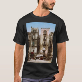 Straßen von Neapel, Italien um 1900 T-Shirt