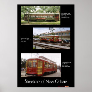 Straßen von New Orleans 1 Poster