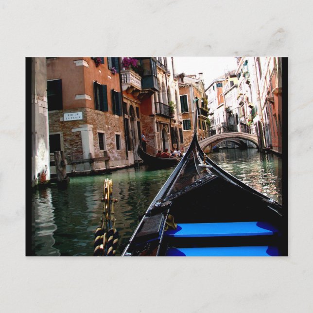 Straßen von Venedig Postkarte (Vorderseite)
