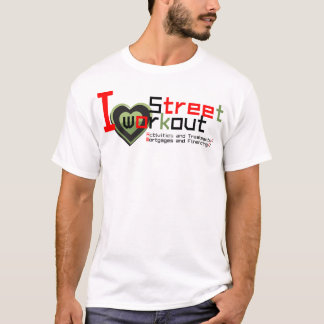 Straßen-Workout und Fitness T-Shirt