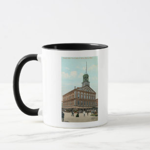 Straßenansicht der Faneuil Hall Tasse
