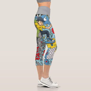 Straßenatmosphäre Capri Leggings