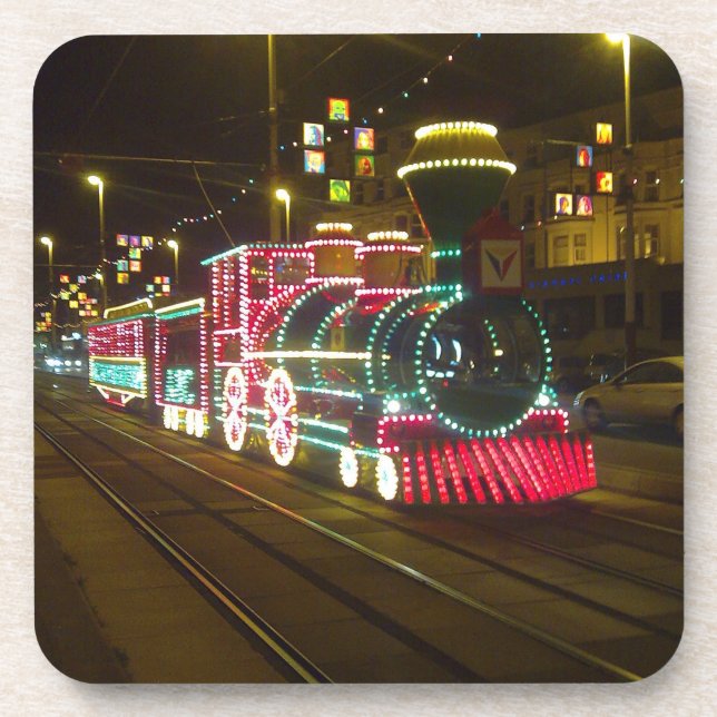 Straßenbahn - Blackpool Untersetzer Set (Vorderseite)