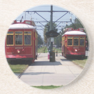 Straßenbahn Getränkeuntersetzer