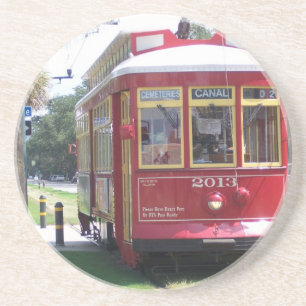 Straßenbahn Getränkeuntersetzer