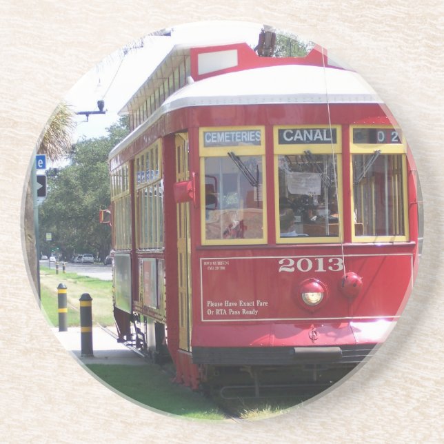 Straßenbahn Getränkeuntersetzer (Vorne)