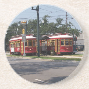 Straßenbahn Getränkeuntersetzer