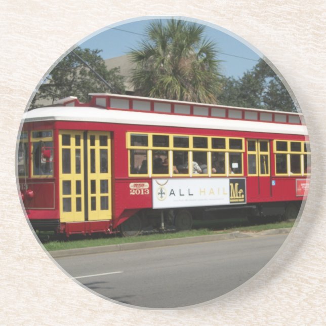 Straßenbahn Getränkeuntersetzer (Vorne)