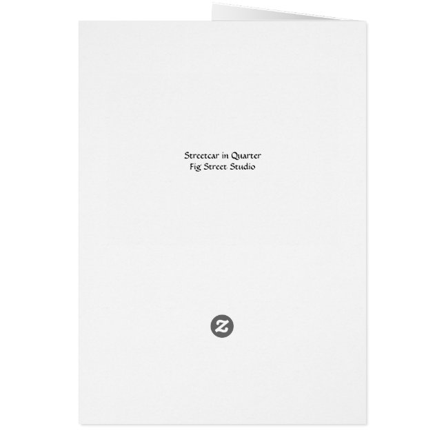 Straßenbahn im französischen Viertel (Hinten)