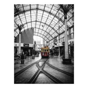 Straßenbahn in Christchurch NZ Foto