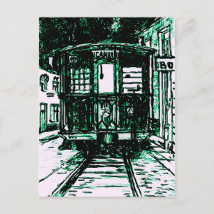 Straßenbahn in New Orleans Postkarte