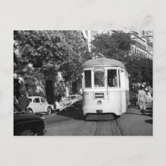Straßenbahn Lissabon Portugal 1961 Postkarte