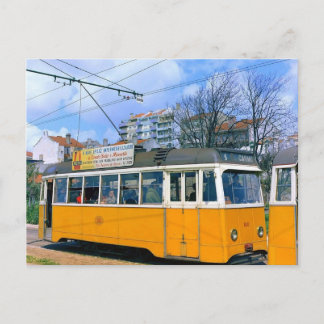 Straßenbahn Lissabon Portugal 1964 Postkarte