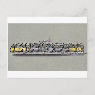 Straßenbahn Manchester Metrolink Postkarte