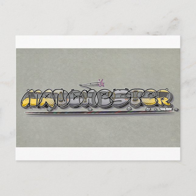Straßenbahn Manchester Metrolink Postkarte (Vorderseite)