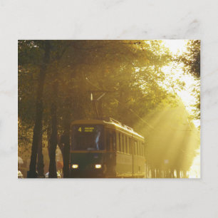 Straßenbahn Postkarte