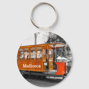 Straßenbahn von Soller Souvenir Schlüsselanhänger
