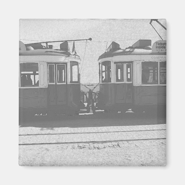 Straßenbahnen in Lissabon Magnet (Vorne)