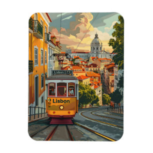 Straßenbahnlinien von Lissabon: Skyline der Stadt Magnet