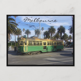 Straßenbahnmelbourne Postkarte