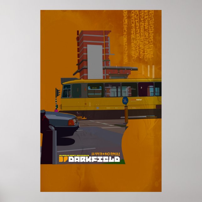 Straßenbahnstraßenplakat Poster (Vorne)