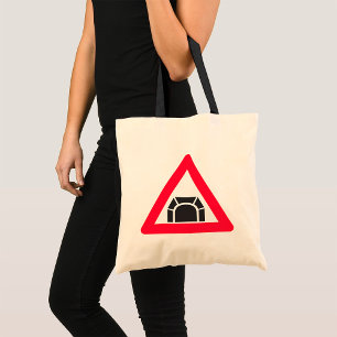 Straßenbahntunnel Zeichen-Symbol-Tote-Tasche Tragetasche