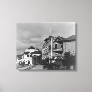 Straßenbild in Mombassa Kenya Fotograf Leinwanddruck