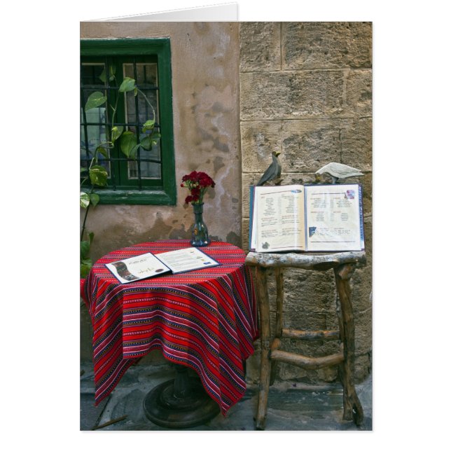 Straßencafé, Chania, Kreta, Griechenland (Vorne)