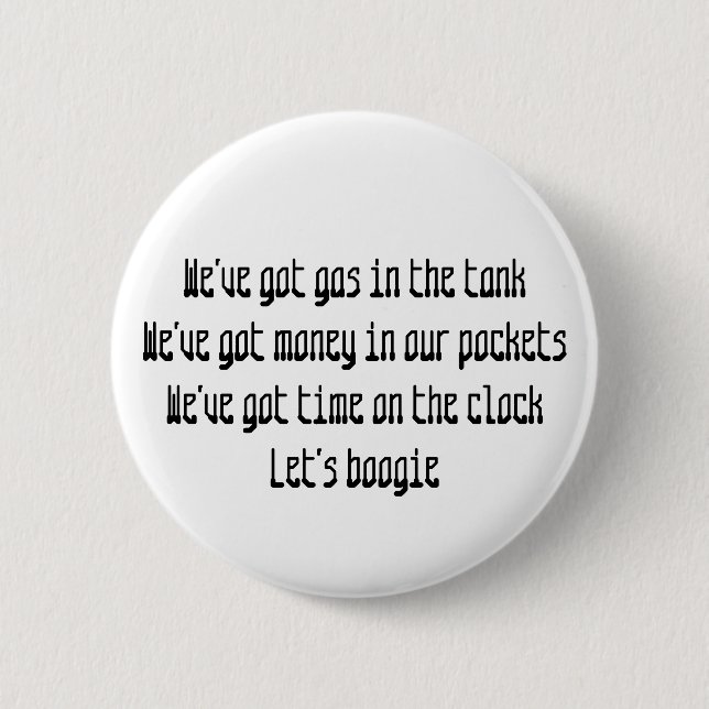 Straßenfahrt Button (Vorderseite)