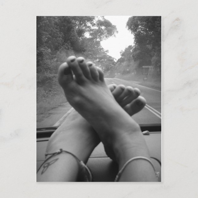 Straßenfahrt Postkarte (Vorderseite)