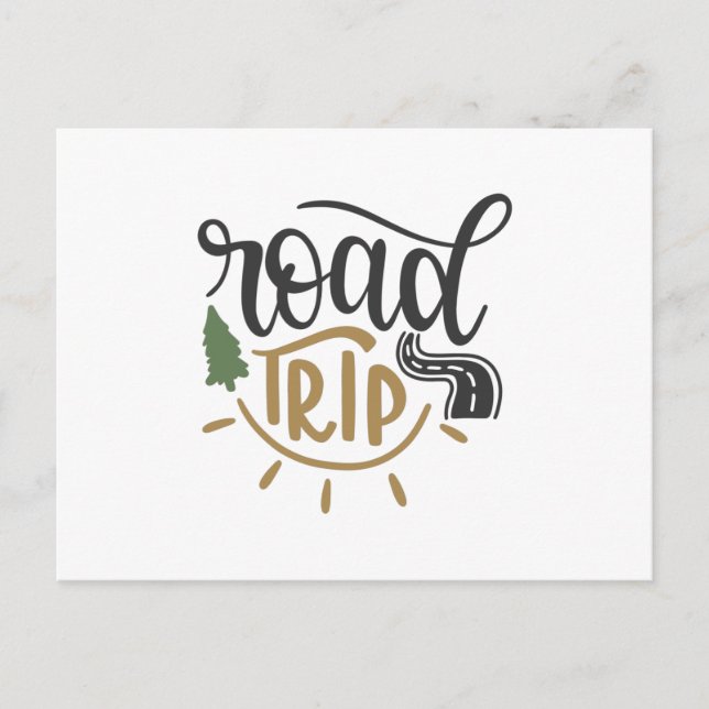 Straßenfahrt Postkarte (Vorderseite)