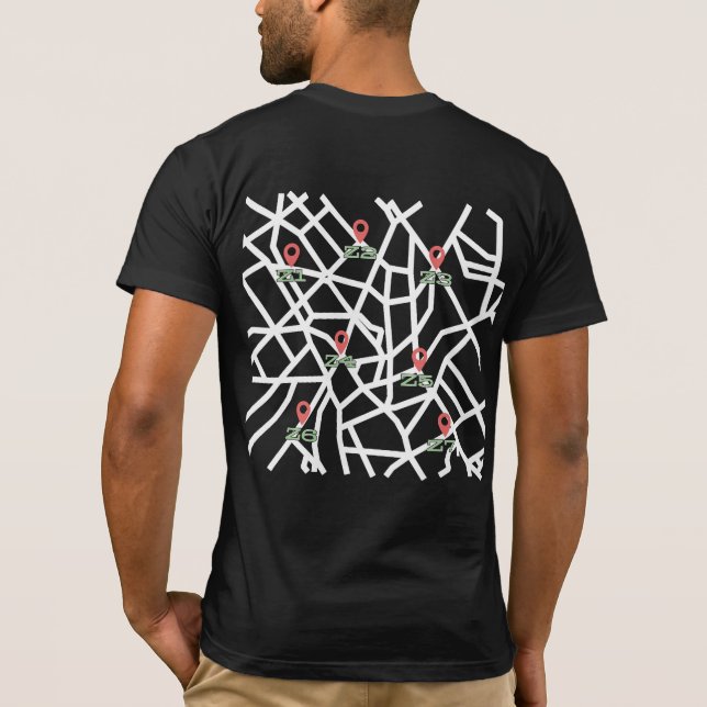 Straßenfahrt T - Shirt 2 (Rückseite)