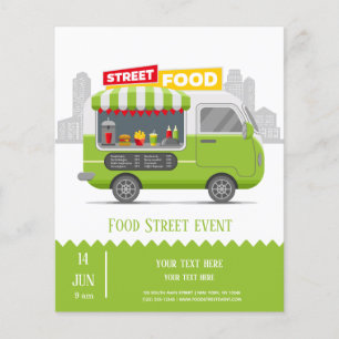 Straßenfoodtruck Flyer
