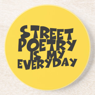 Straßengedichte ist mein Alltag Getränkeuntersetzer