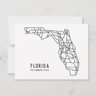 Straßenkarte des US-Bundesstaates Florida - Karte