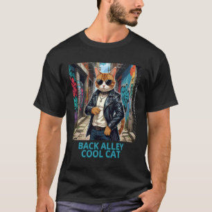 Straßenkatze Hartes Kätzchen Wilde Katze T-Shirt