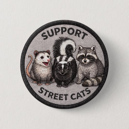 Straßenkatzen Button