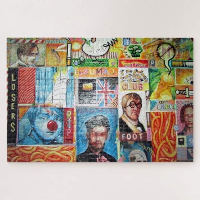 Straßenkollage Puzzle (Horizontal)