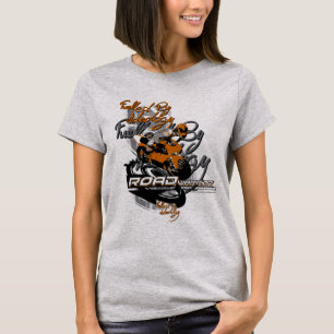 Straßenkrieger, angeregt durch Ideologie, Motorrad T-Shirt