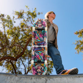 Straßenkunst Skateboard