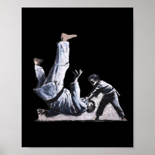 Straßenkunst Ukraine Poster