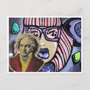 Straßenkunstkomponist Postkarte