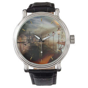 Straßenlaterne-Halluzination Armbanduhr